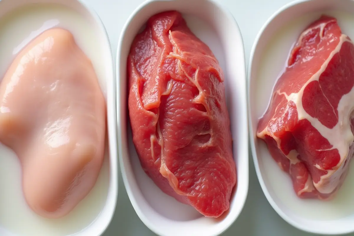 *How long should you soak meat in milk*