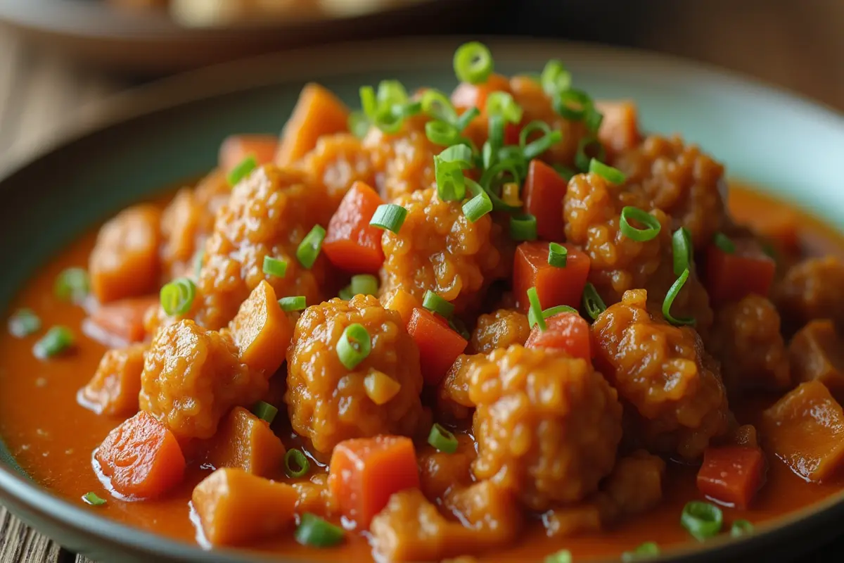 Why does Pepper Lunch taste so good? A close-up of a sizzling plate.