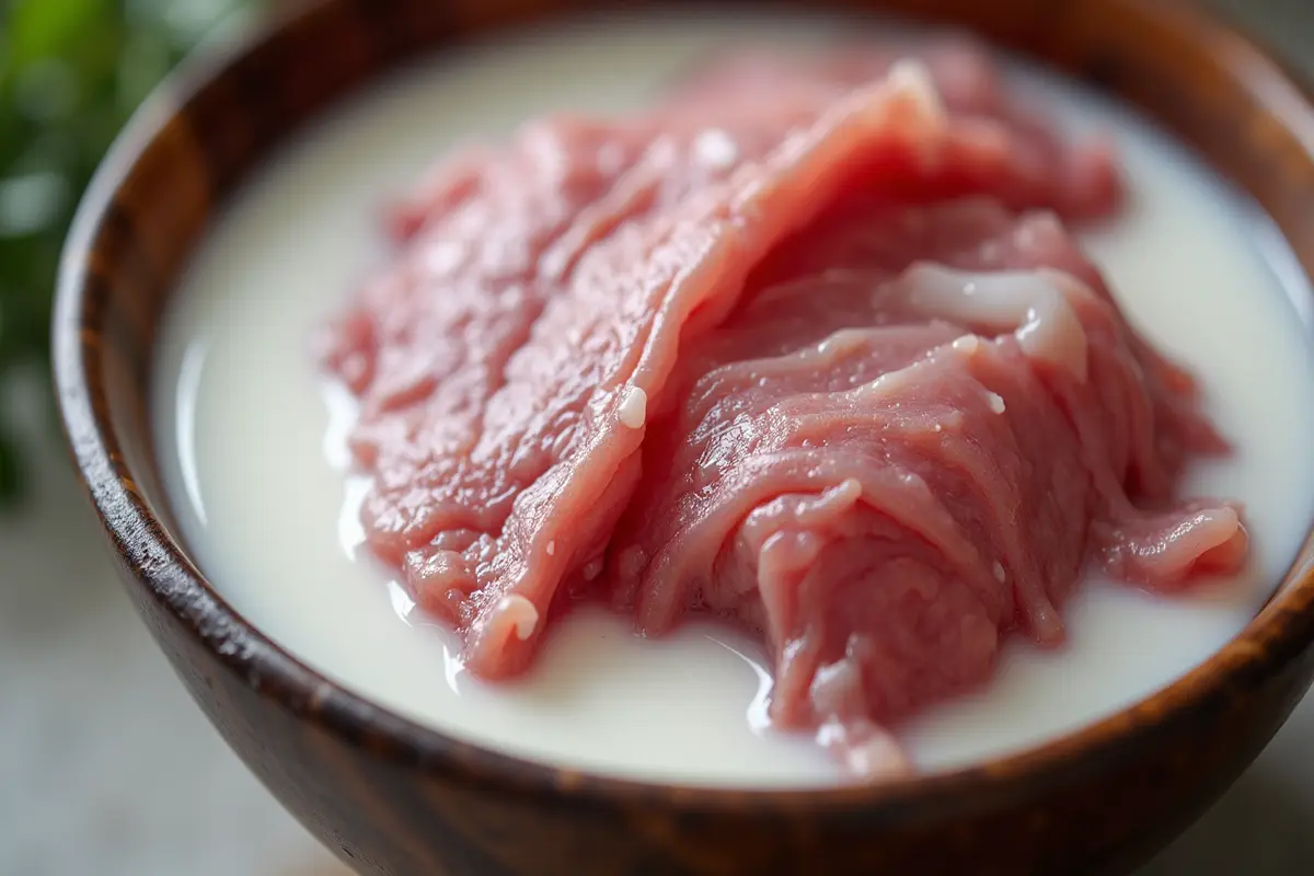 Why do people soak meat in milk? Learn the benefits of using milk for tenderizing meat.