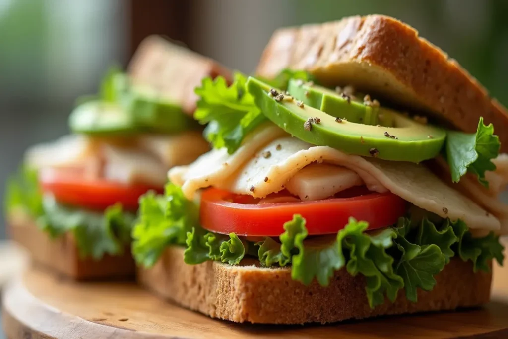 "Low Sodium Turkey Sandwich"