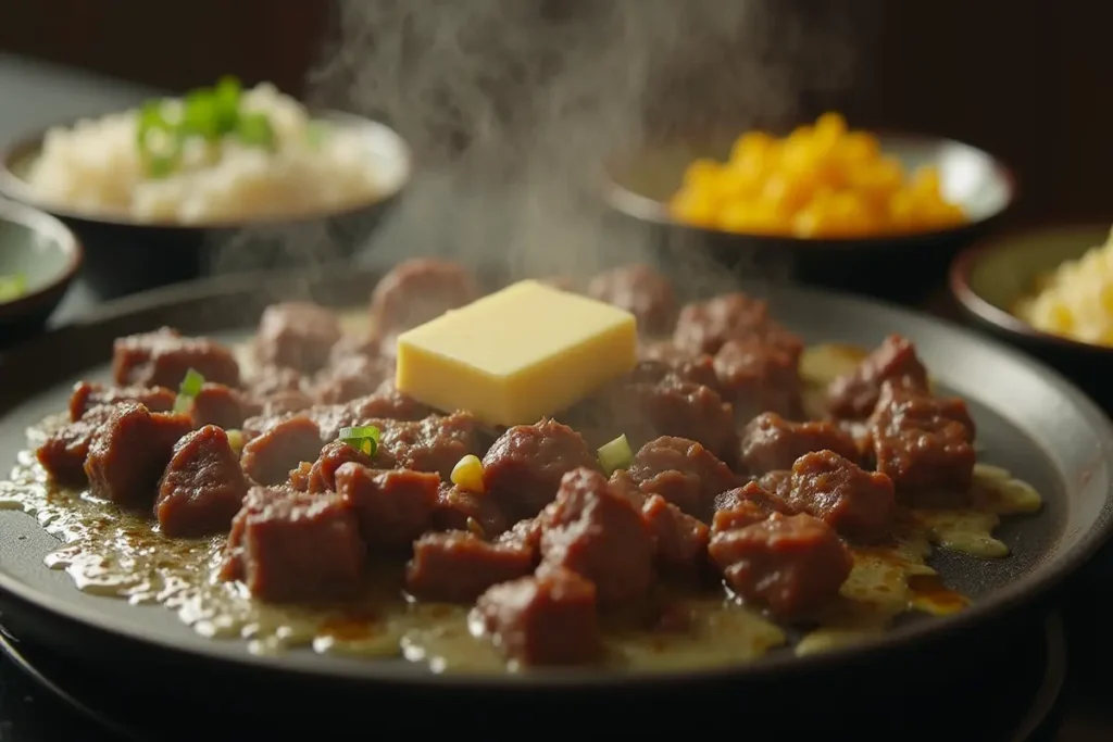 "Pepper Lunch Sizzling Plate"