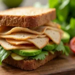A delicious what kind of sandwich can I eat for low sodium, turkey and avocado sandwich.