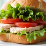 What is the healthiest deli lunch meat sandwich on whole-wheat.
